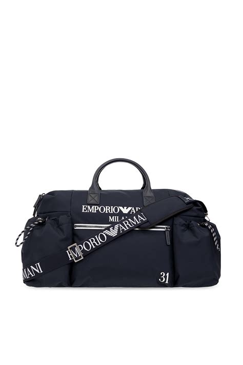 emporio armani backpack|emporio armani duffle bag.